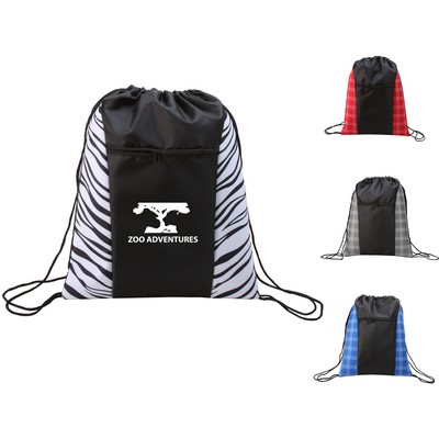 Designer Drawstring Backpack 1000pc MINIMUM CUSTOM OVERSEAS ONLY
