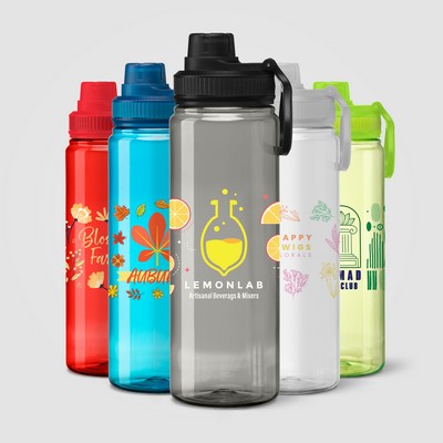 Alaska rPET Carry Handle Sports Bottle - 27 oz. - Full-Color Inkjet